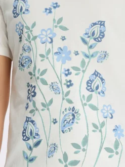 Kurzarmshirt mit Blumenmotiv