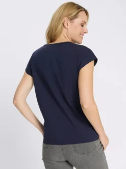 Kurzarmshirt mit Blumenmuster