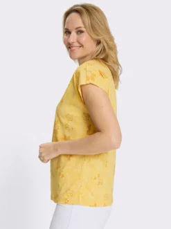 Kurzarmshirt mit Blumenprint
