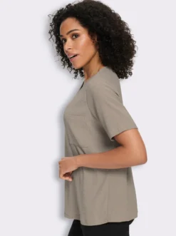 Kurzarmshirt mit Brusttasche