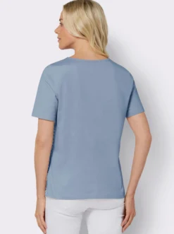 Kurzarmshirt mit Buchstaben-Druck