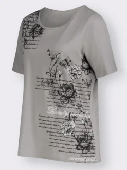 Kurzarmshirt mit Buchstaben-Druck
