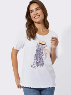 Kurzarmshirt mit Druck-Motiv