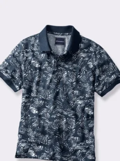 Kurzarmshirt mit floralem Allover-Muster