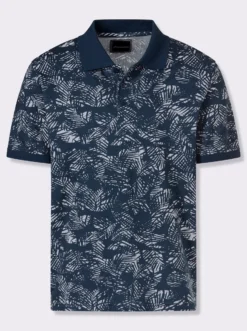 Kurzarmshirt mit floralem Allover-Muster