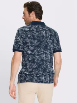 Kurzarmshirt mit floralem Allover-Muster