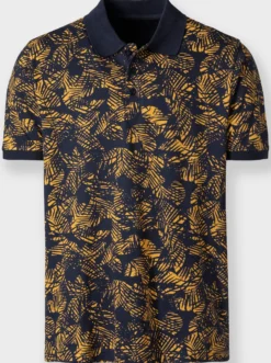 Kurzarmshirt mit floralem Allover-Muster