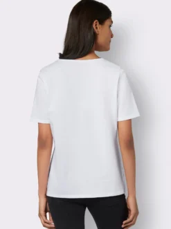Kurzarmshirt mit Folien-Print