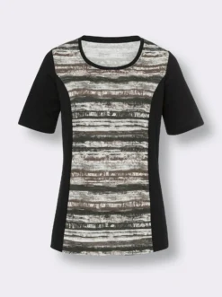 Kurzarmshirt mit Grafik-Druck
