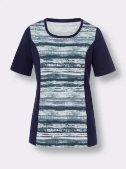 Kurzarmshirt mit Grafik-Druck