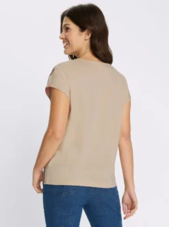 Kurzarmshirt mit großem Print vorne