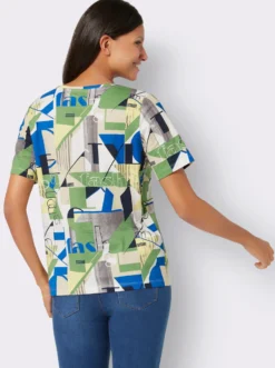 Kurzarmshirt mit Lettering-Druck