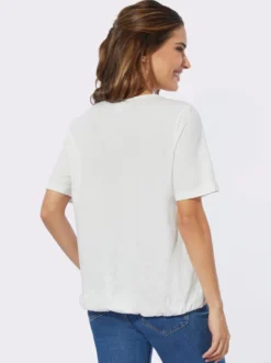 Kurzarmshirt mit Lettering-Druck