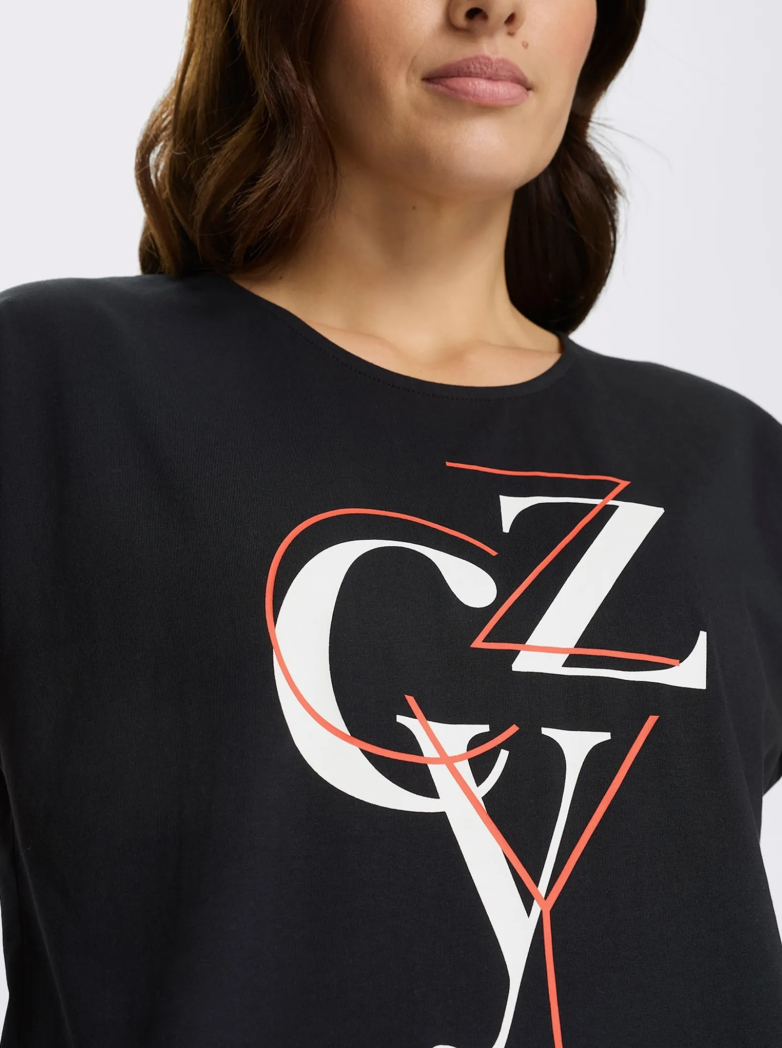Kurzarmshirt mit Lettering-Print