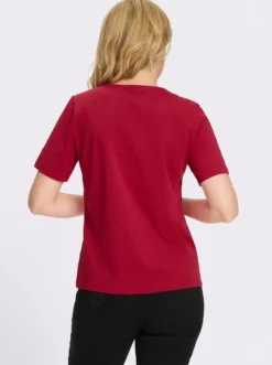 Kurzarmshirt mit platziertem Druck