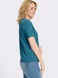 Kurzarmshirt mit platziertem Druck