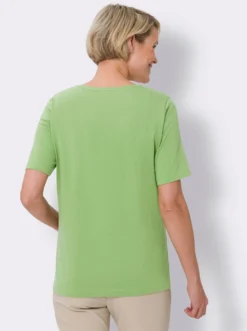Kurzarmshirt mit platziertem Druck