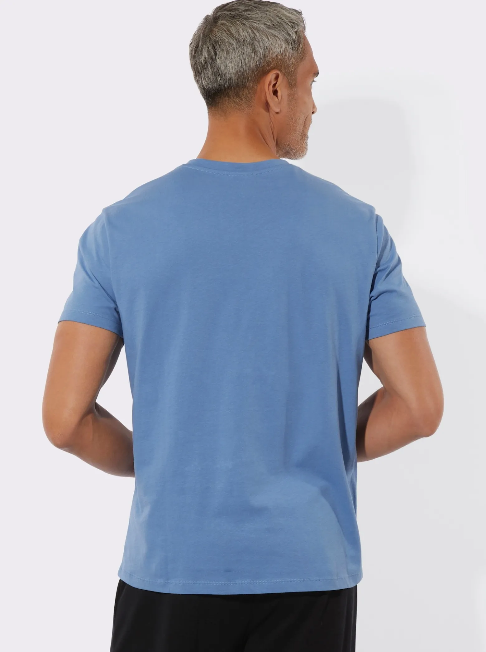 Kurzarmshirt mit platziertem Druck