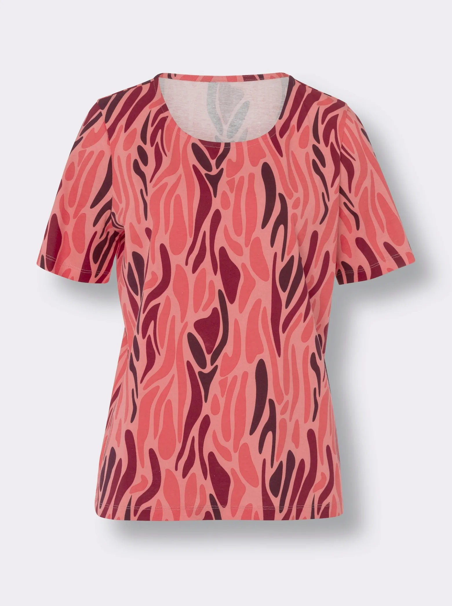 Kurzarmshirt mit Print-Dessin