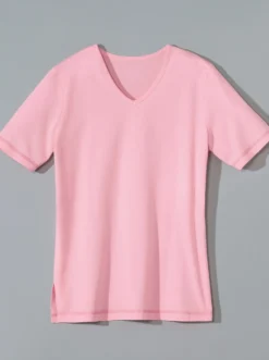 Kurzarmshirt mit Seitenschlitzen