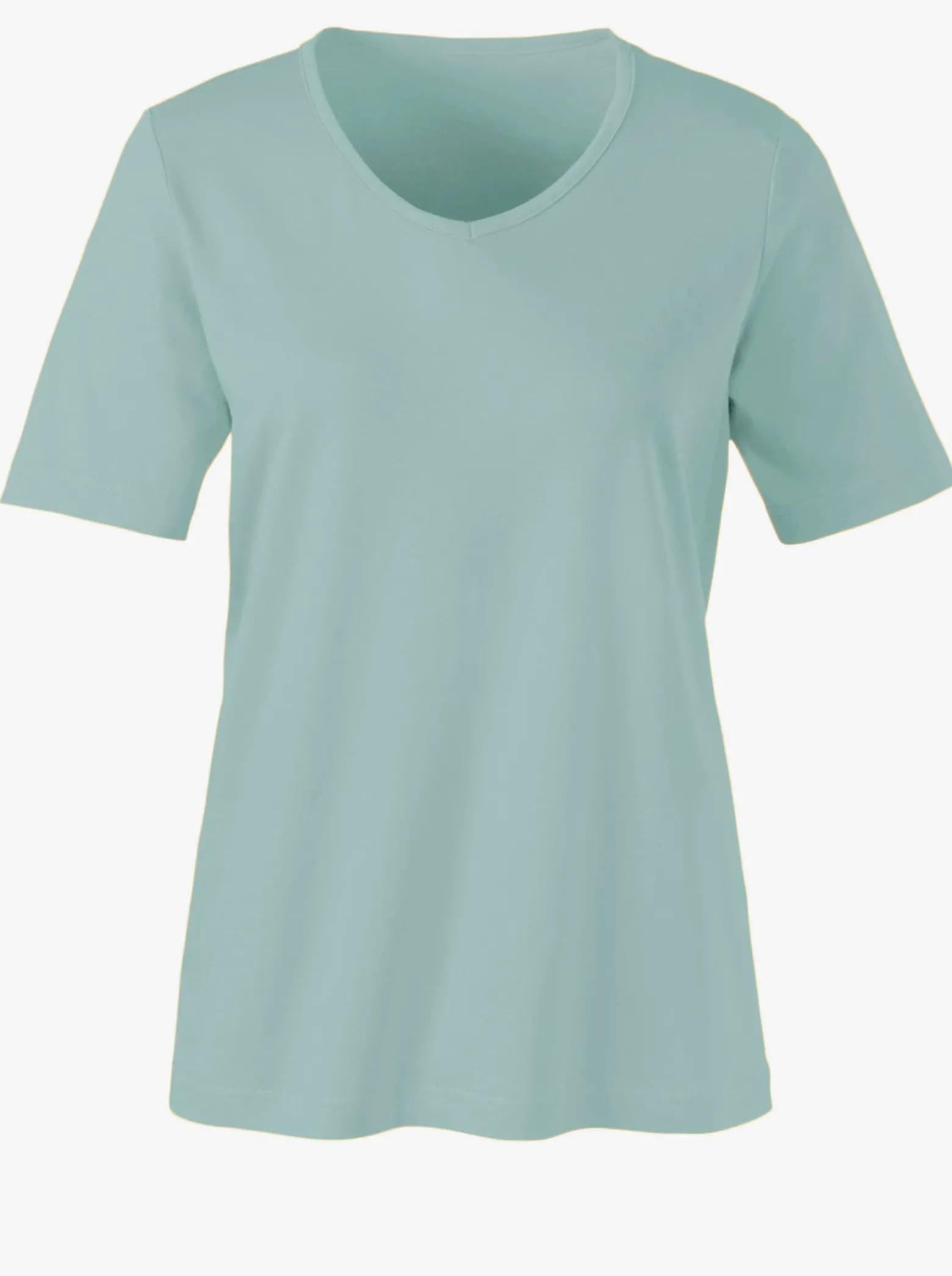 Kurzarmshirt mit V-Ausschnitt