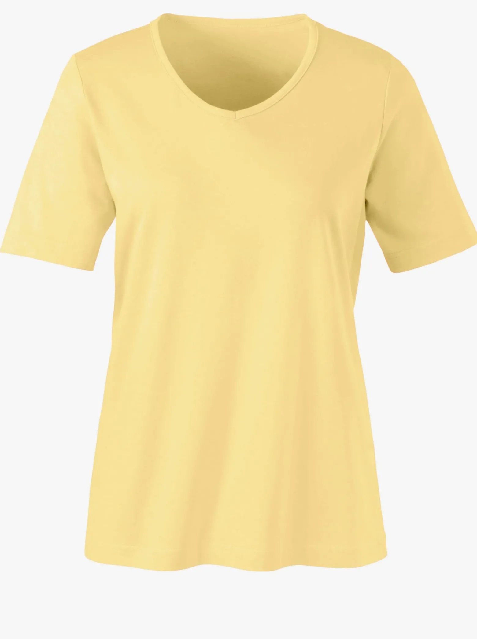 Kurzarmshirt mit V-Ausschnitt