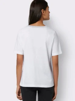 Kurzarmshirt mit Zierband