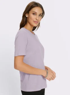 Kurzarmshirt mit Zierperlen