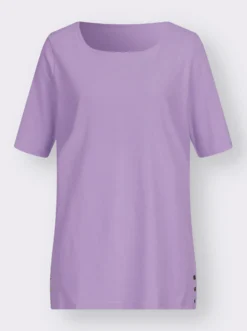 Kurzarmshirt mit Zierplättchen