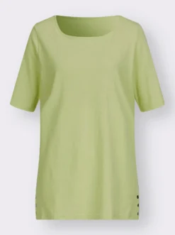 Kurzarmshirt mit Zierplättchen