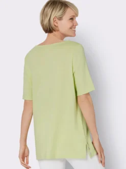 Kurzarmshirt mit Zierplättchen