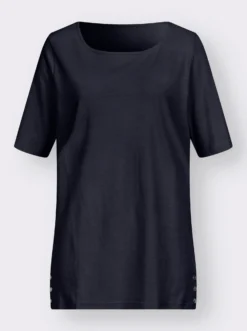 Kurzarmshirt mit Zierplättchen
