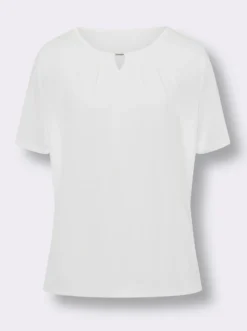 Kurzarmshirt mit Zierschnalle