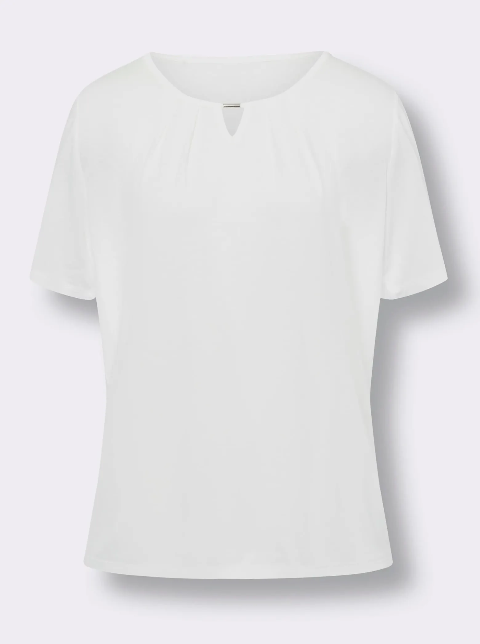 Kurzarmshirt mit Zierschnalle