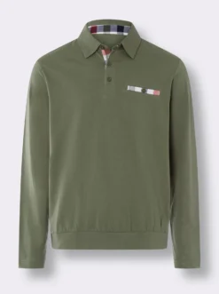 Langarm-Poloshirt