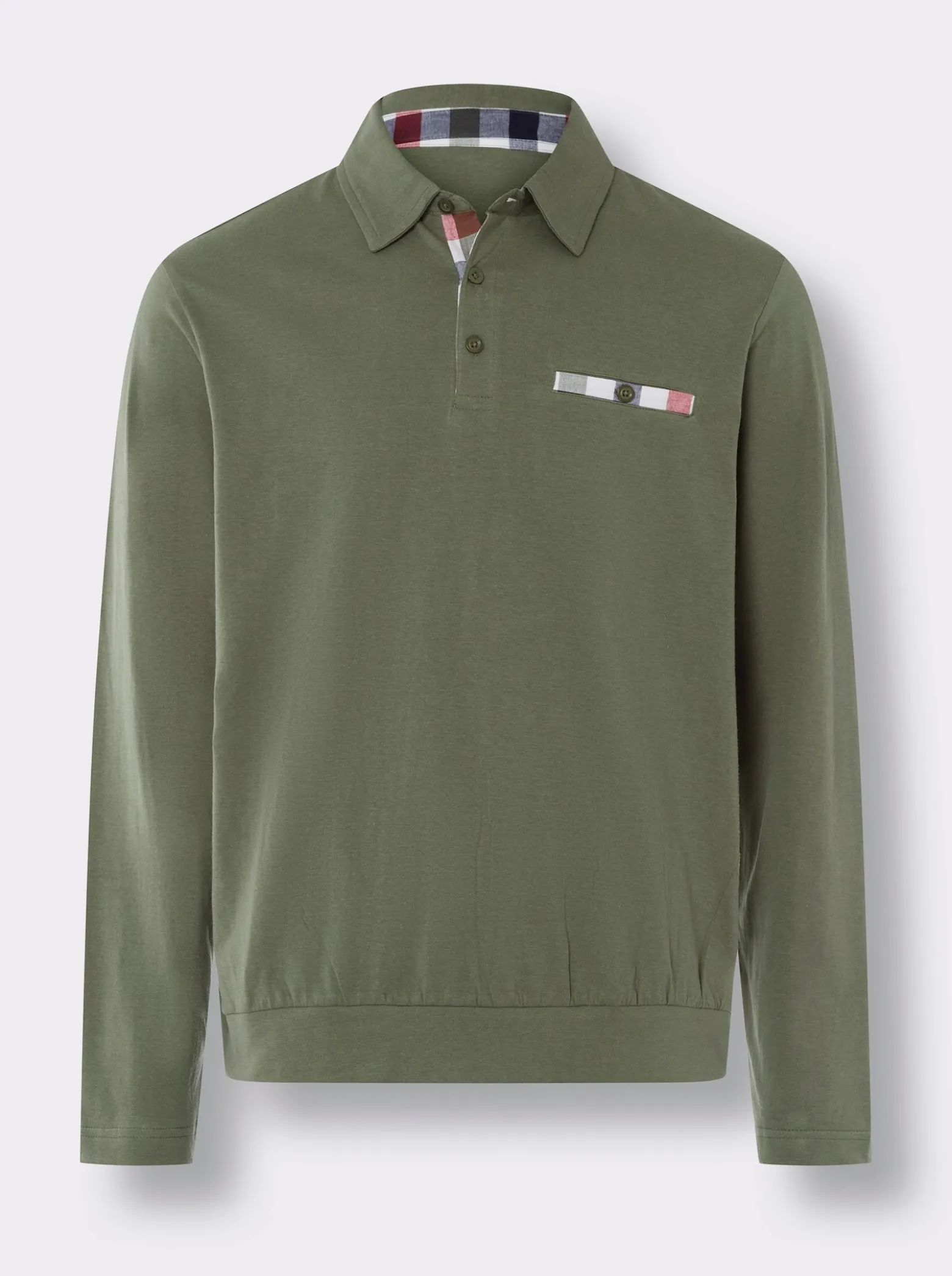 Langarm-Poloshirt