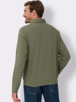 Langarm-Poloshirt