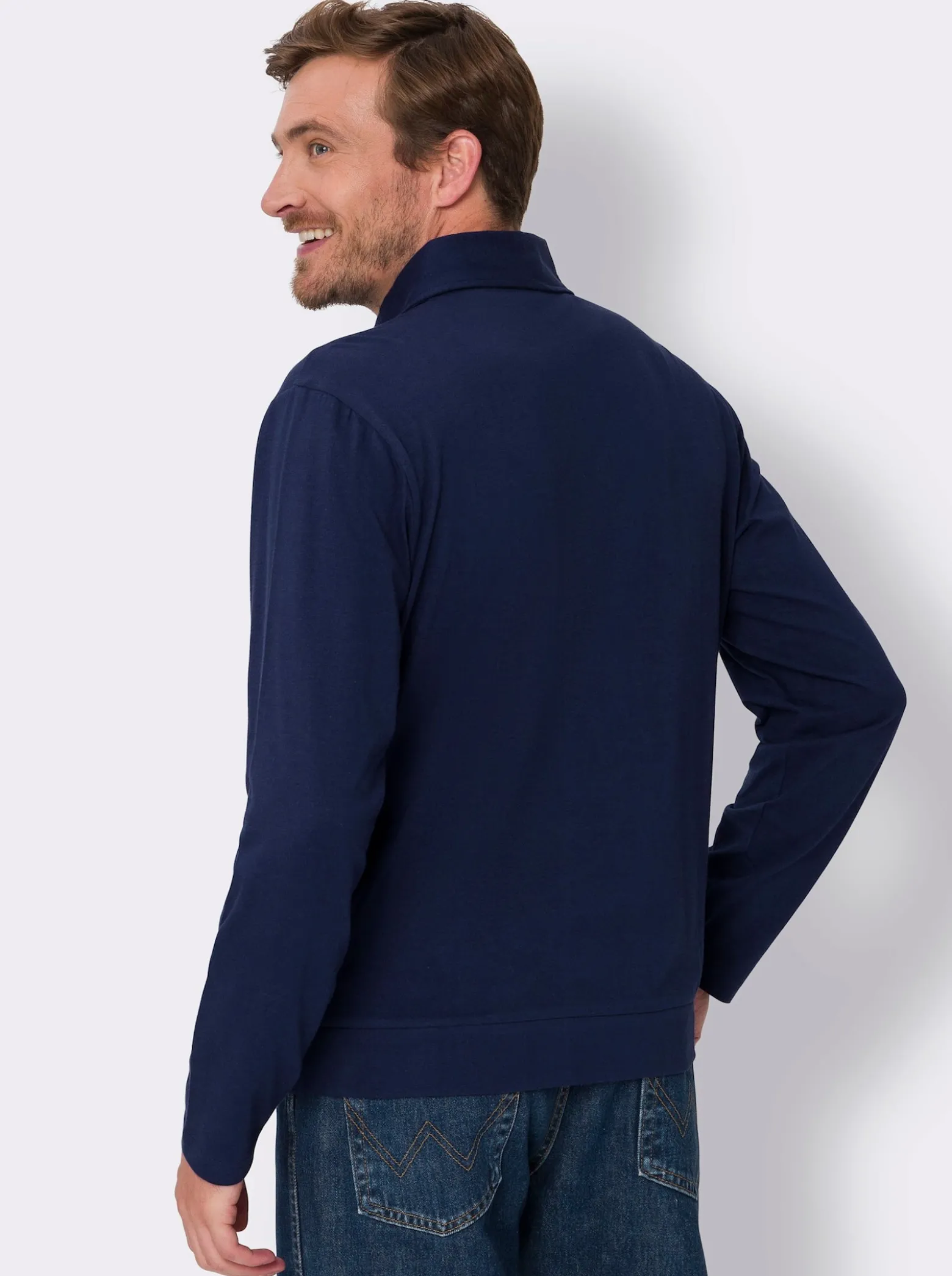 Langarm-Poloshirt