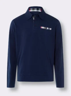 Langarm-Poloshirt
