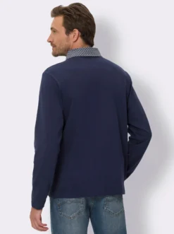 Langarm-Poloshirt