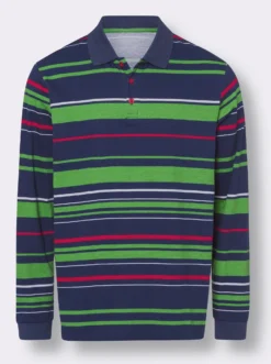Langarm-Poloshirt