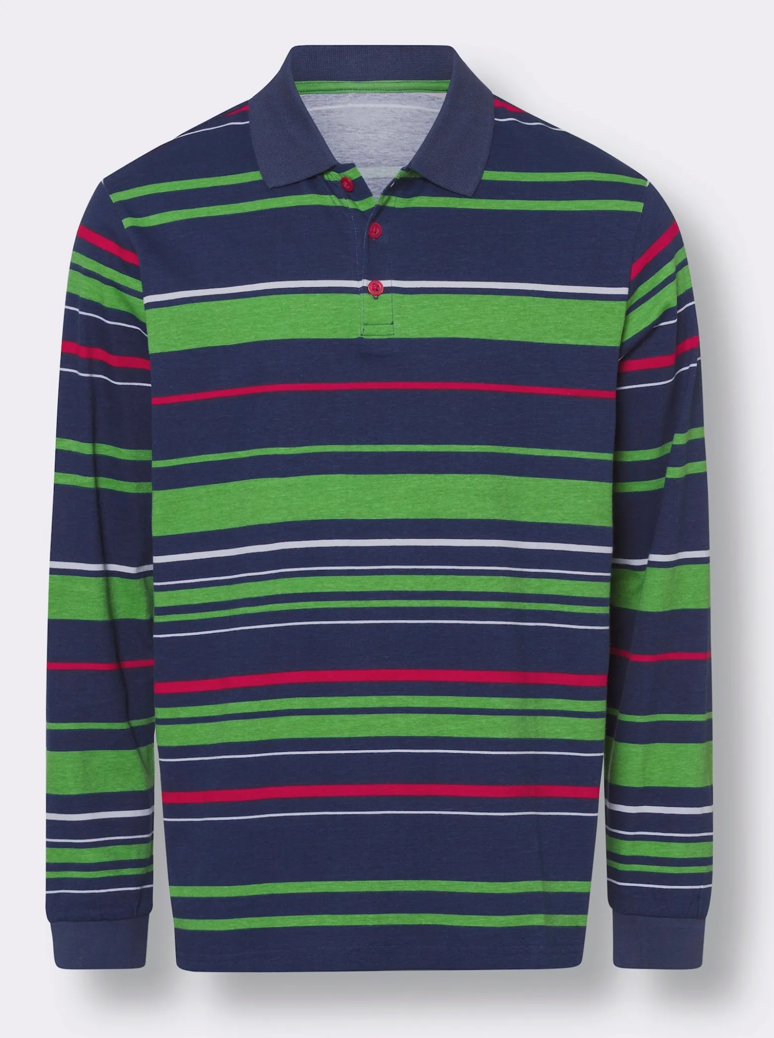 Langarm-Poloshirt