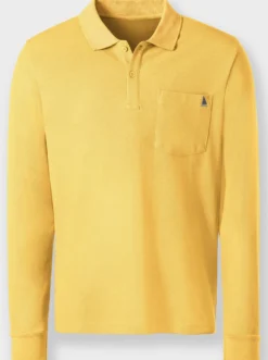 Langarm-Poloshirt