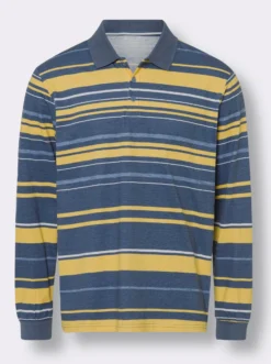 Langarm-Poloshirt