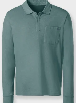 Langarm-Poloshirt