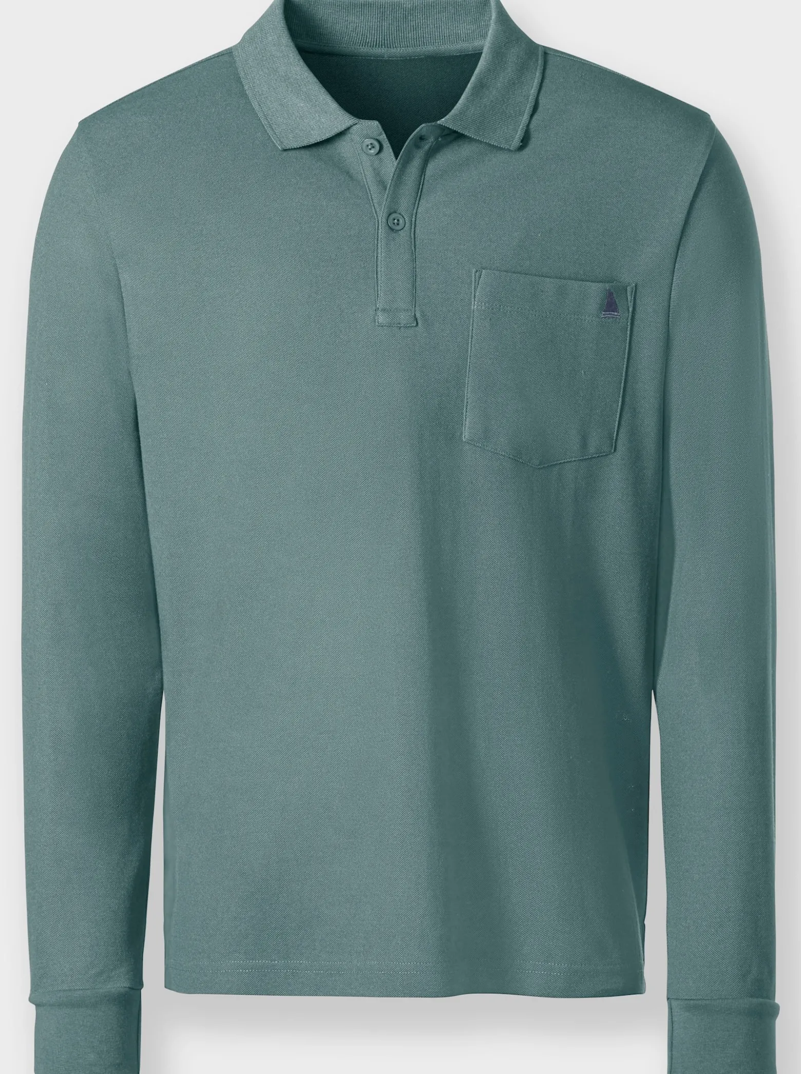 Langarm-Poloshirt