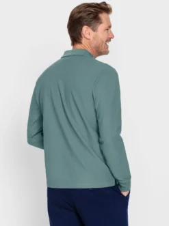 Langarm-Poloshirt