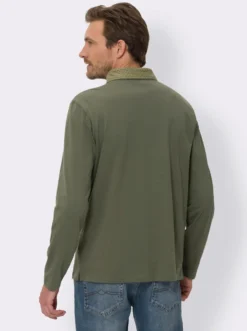 Langarm-Poloshirt