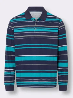 Langarm-Poloshirt