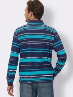 Langarm-Poloshirt